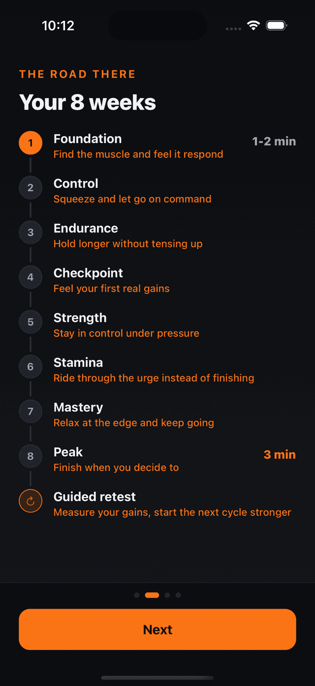 The 8 week plan